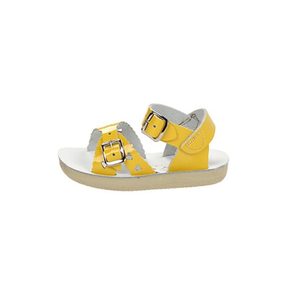 NWT Salt Water Sandal Sun-San Sweetheart - Yellow - Picture 2 of 7